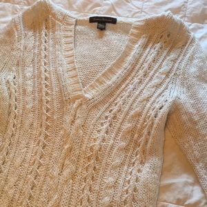 White Tommy Bahama Knit Sweater